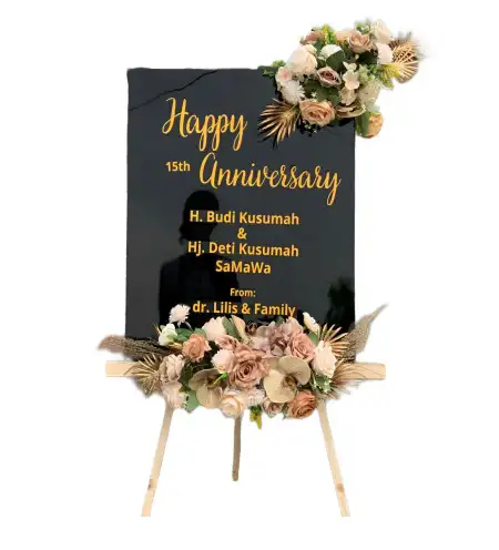 Papan Bunga Akrilik Krosok